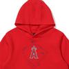 Nike X MLB Collaboration Hoodie Los Angeles Angels Letter Logo Print Pullover Long Sleeve Kids hoodies Red 3Z3B7SBF7-LAA
