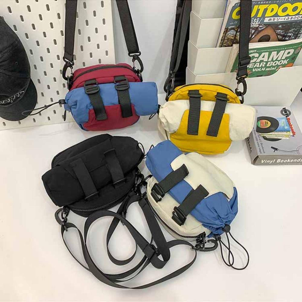 

Contrast Color Water Bottle Holder Umbrella Storage Pocket Water Bottle Sling Bag Case Walking чорний