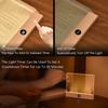 LED Book Light Rechargeable Reading Lights for Books in Bed Eye Caring 3 Color Stepless Dimming Flat Book Light for Book Lovers