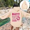 New S--5XL European Size Women's Shoulder Sleeves Threaded Cuffs Hem Sweater Hoodie Oversized Letter Printing