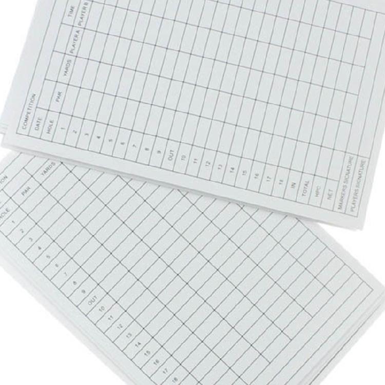 5/10pcs Score Card Coated Paper Recording Cards Portable Golf Competition Scorecards Sports Accessory Easy to Use