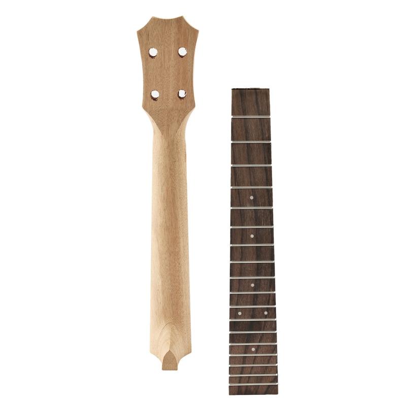 Ukulele Neck Rosewood Fingerboard DIY 23/ 26" Ukulele Kit Easy to Install