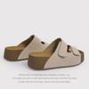 Spring And Summer Matte Soft Surface Velcro Cork Platform One Word Birkenstocks Summer New Beach Sandals 26