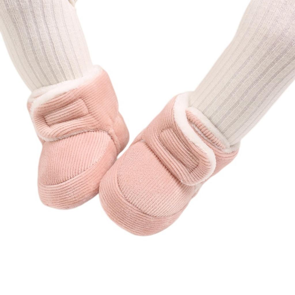 Baby Winter Baumwollschuhe Niedlich -Gefüttert Dick Warm Stiefelchen für Kleinkinder Jungen Mädchen