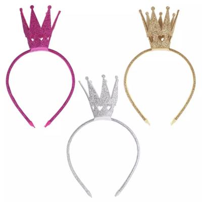 Parti İçin Parıltılı Tiara Taç Saç Bandı Yumuşak Pedli Saç Halka Saç Aksesuarı Partiler ve Doğum Günü Festivalleri İçin Saç Bandı