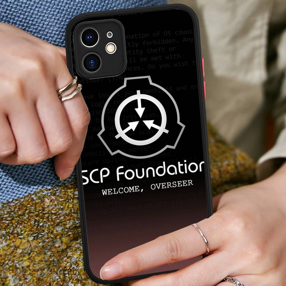 SCP Foundation Game Sci Fi For IPhone 11 12 13 14 15 16 Pro Max Plus Matte Translucent Phone Cover