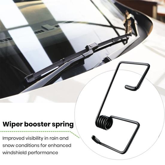 Windshield Wiper Arm Pressure Spring Booster Improved Visibility Universal Easy To Install Car Window Wiper Arm Pressure Spring Kit