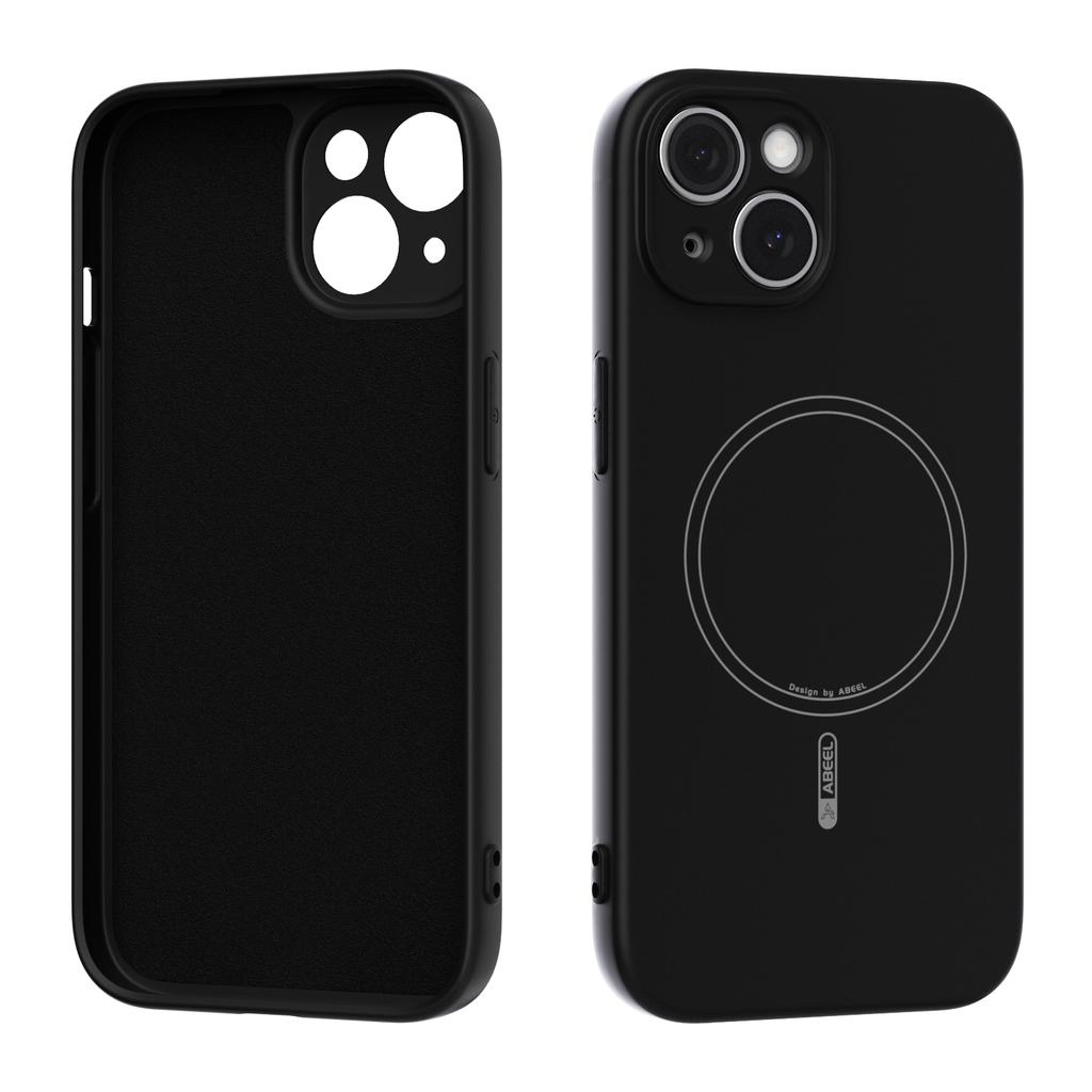 ABEEL For iPhone 13 Case Compatible with MagSafe Skin Touch Liquid Silicone Phone Back Cover