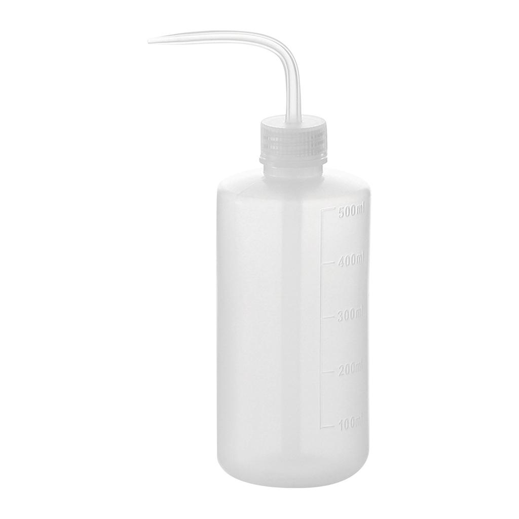 500ml Tattoo Washing Clean Squeeze Bottle Eyelash Extension Cleaning Laboratory Measuring Bottles Plastic Makeup Supplies