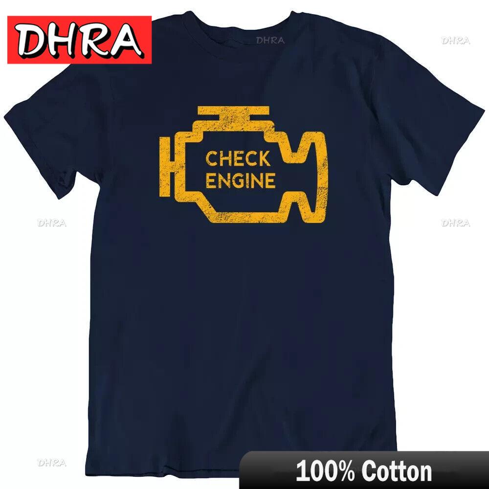 Check Engine Racing Car Sign Driver Petrol Head Racer T Shirt Tee Gift New  Cool Stylish Comfy Man Edgy Tee Shirt Graphic Trippy