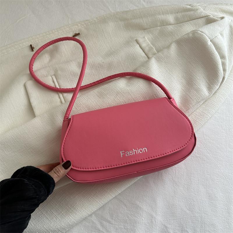 Chic Stylish Women s New Trendy Pu Shoulder Bag Elegant Casual Crossbody Purse темно-розовый