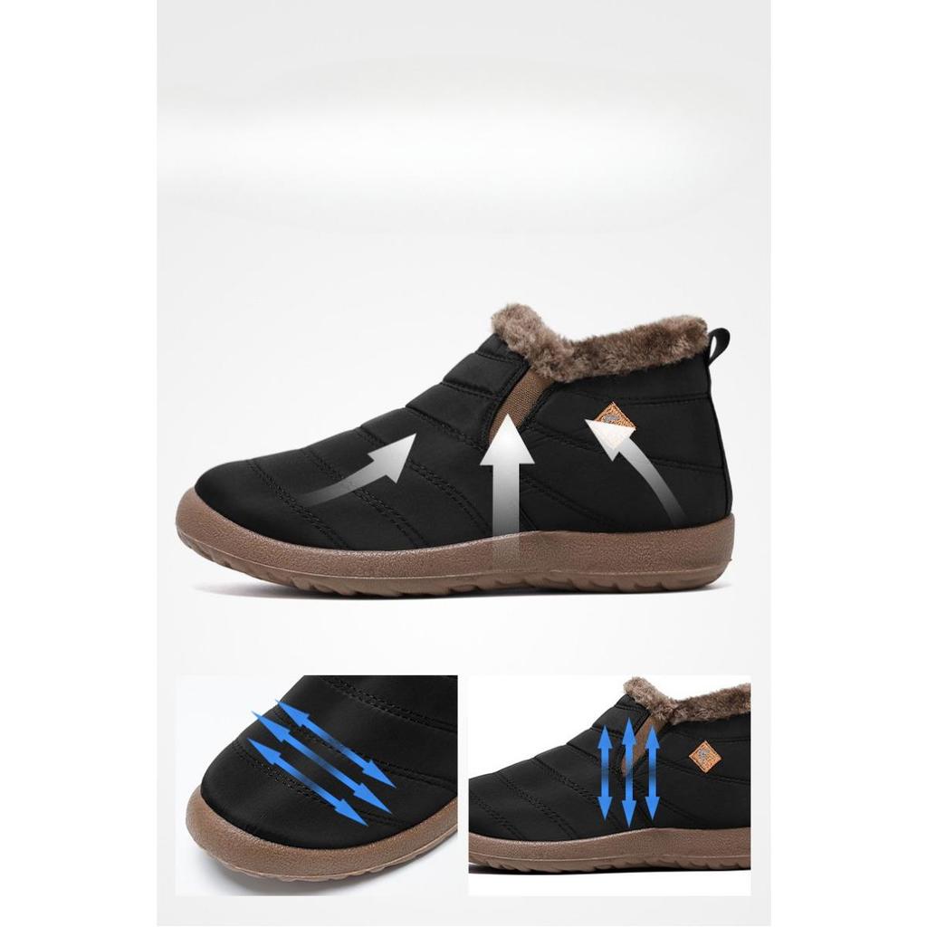 Cotton Boots, Snow Boots, Oversized Warm Boots with Thick Fleece Cotton Boots, High Top Cold Resistant Boots