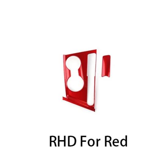 RHD/LHD For Hyundai Elantra CN7-N Line - Red Car Central Console Water Cup Holder Trim Cover Interior Styling