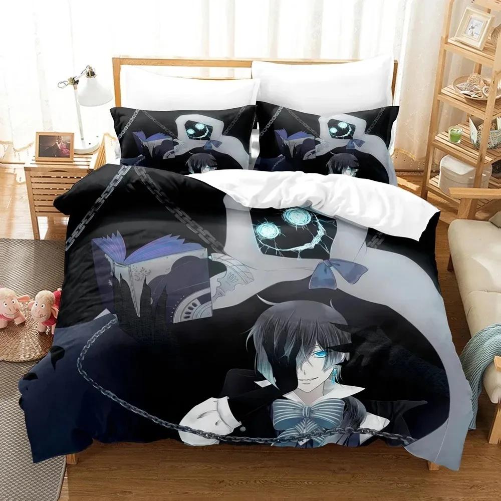 Comforter 3D Printed Anime The Case Study Of Vanitas Bedding Set Boys Girls Twin Queen Size Bed Kids Adult