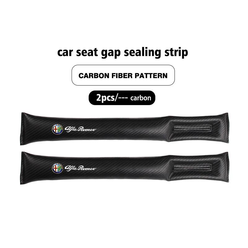 Car Stickers For Alfa Romeo For Alfa Romeo 1/2PCS Car Styling Leather Seat Gap Filler Leak-proof Plug Padding Strip Giulia 147 M