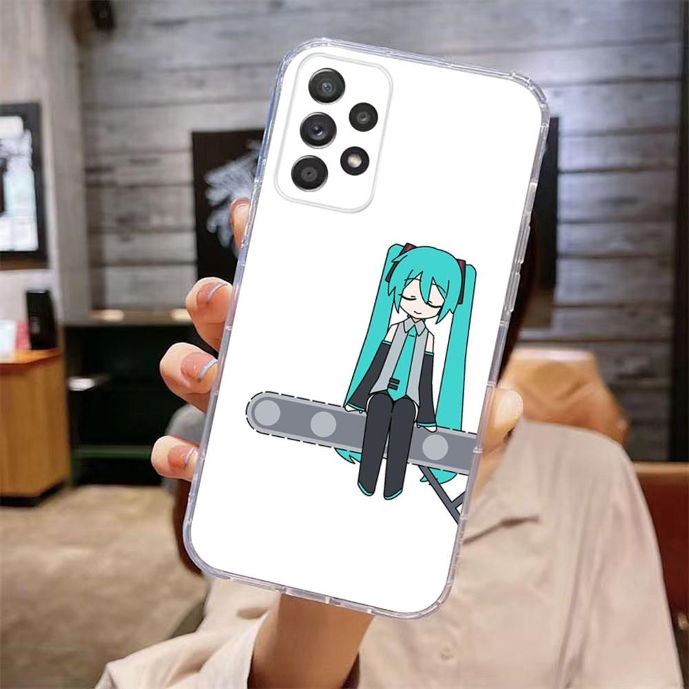 Anime M-MIKUS-S Phone Case For Samsung A 71,70,52,51,4G,40,31,50,20,21,S,12,10,Note20 Ultra,4G,Ultra,Soft Transparent Case