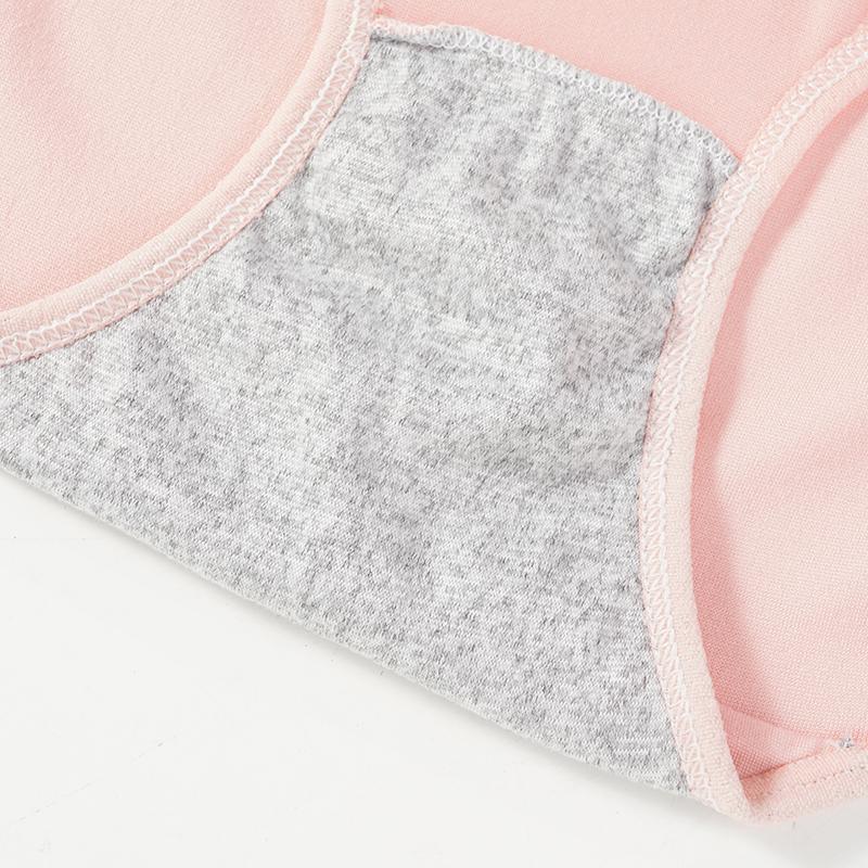 Dámské spodní prádlo bavlněný rozkrok jednobarevné jednoduché spodní prádlo se středním pasem pohodlné dívčí kalhotky
