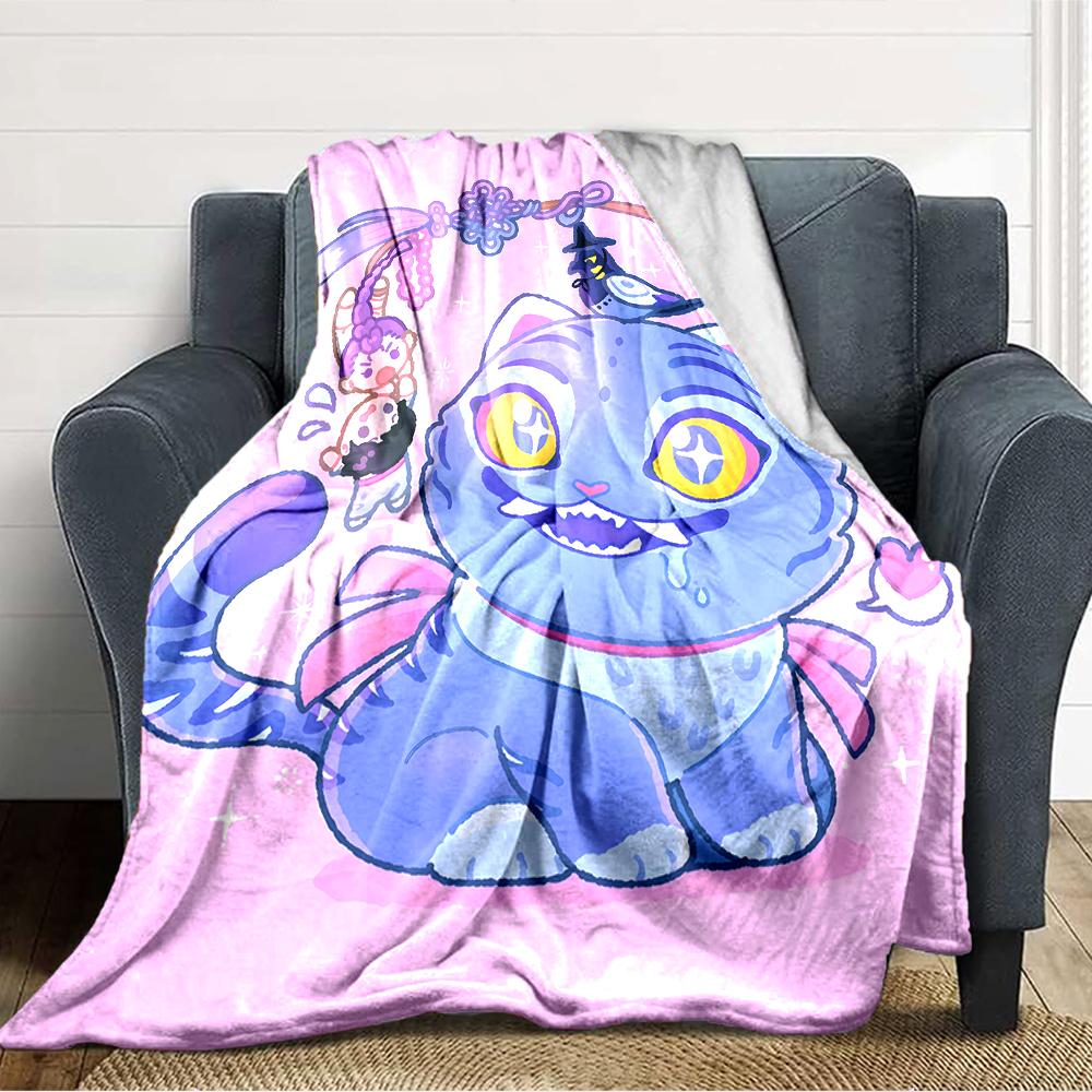 1 Stück KPop Demon Hunters23 Decke, Geschenk, für Männer und Frauen, Weiche Decke, Gut für Schlafsofa Couch Reisen, Leichte Flanelldecke