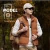Unisex Thickened Cotton Vest for Autumn/Winter - Warm Stand Collar, Sleeveless, Plus Size, Solid Color, Casual Jacket.