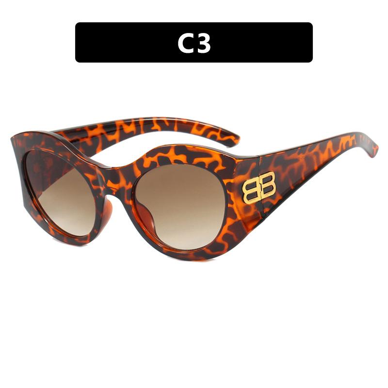 Big Box Letter Sunglasses New Sunglasses Sun Hip-hop Retro Sunglasses Ladies Sunglasses Men's Sunglasses