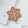 NUCHI Luminous Wooden Christmas Tree Ornaments - Small House Pendant Decorations