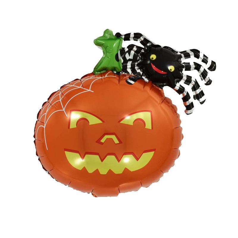 Spider Decorations Halloween Foil Balloon Toy Bat Ball Halloween Supplies Party