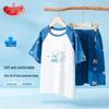 LANGSHA Boys' Summer Cotton Pajama Set