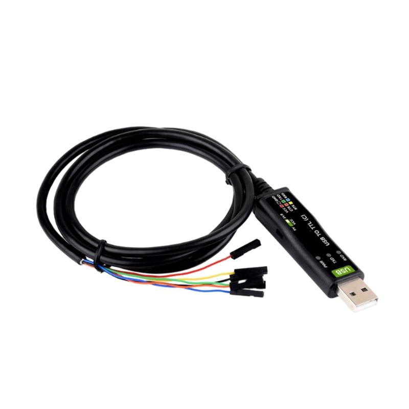 Industrial USB To TTL Serial Adapters Cable USB To TTL (C) Converters FT232RNL Chip Serial Port Debugging Cable 3.3V/5V