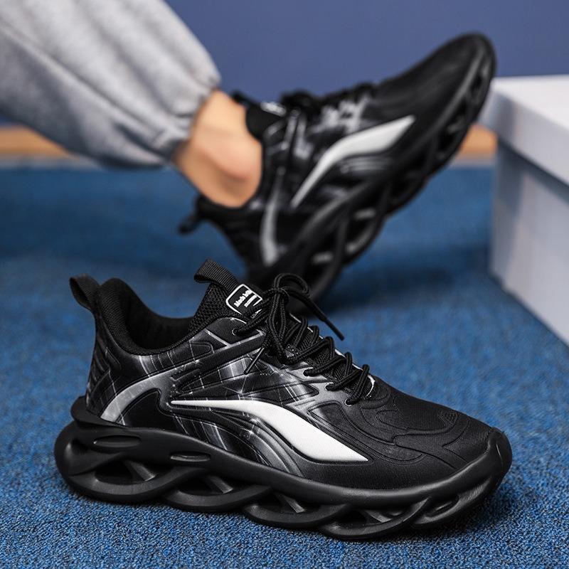 Men's shoes 2 new autumn trend men's casual running sports shoes men's versatile thick soles