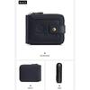 Brand 100% Cowhide RFID Anti-theft Brush Horizontal Wallet Retro Luxury Men's Short Wallets Multi-card Slot Coin Purse