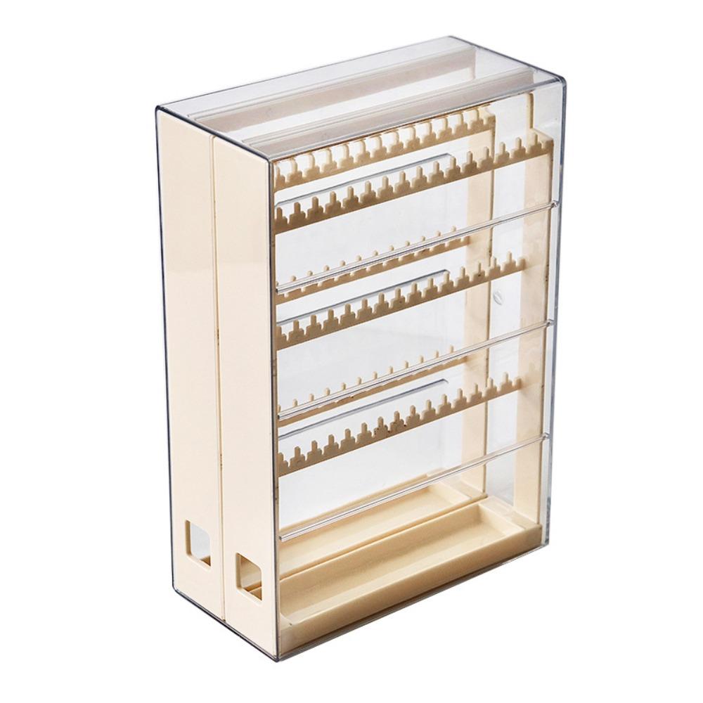 

Прозрачная подставка-дисплей для браслетов и подвесок, пылезащитный держатель для ожерелий, новая шкатулка для украшений Yellow B