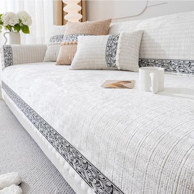 Four Seasons Universal Sofa Cover Chenille Wrap Side Couch Cover Anti-Pet Scratching Couch Protector Mat For Living Room Carpets