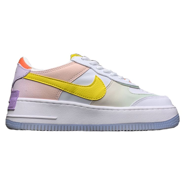 Nike Air Force 1 Shadow Hvit Hydrogenblå Damesneakers Lilla CW2630-141