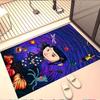 Coraline Print Rug, Washable Floor Carpet, For Entryway Dorm Laundry Room Office Study, Home Decor Birthday Christmas Gift