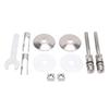 Toilet   Fixing Hinge Set Fit for LUVETT Toilet Stainless Steel M6 71.5mm Toilet Lid Hinge Fixing Bracket for Replacement Repair
