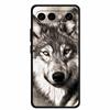 Wolf Phone Back Cover For Vivo S50 Pro mini 5G Case 6.31" Coque Black Silicone TPU Soft Case For Vivo S 50 Pro mini Phone Cases