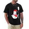 Rowing Santa Snowunisex Tshirt Basic Tee Shirt For Everyday Outfit