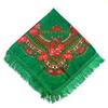 Russian Style Printed Tassel Square Scarf