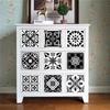 Waterdichte 3D Mandala Patroon Tegelstickers Keuken Badkamer Decoratie Zelfklevende Muur Meubelstickers Vloerbehang