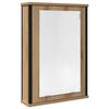 VidaXL Bathroom Mirror Cabinet Artisan Oak 42x12x60 Cm, Vanity Cabinet with Mirror, Mirror Cabinet, 862230