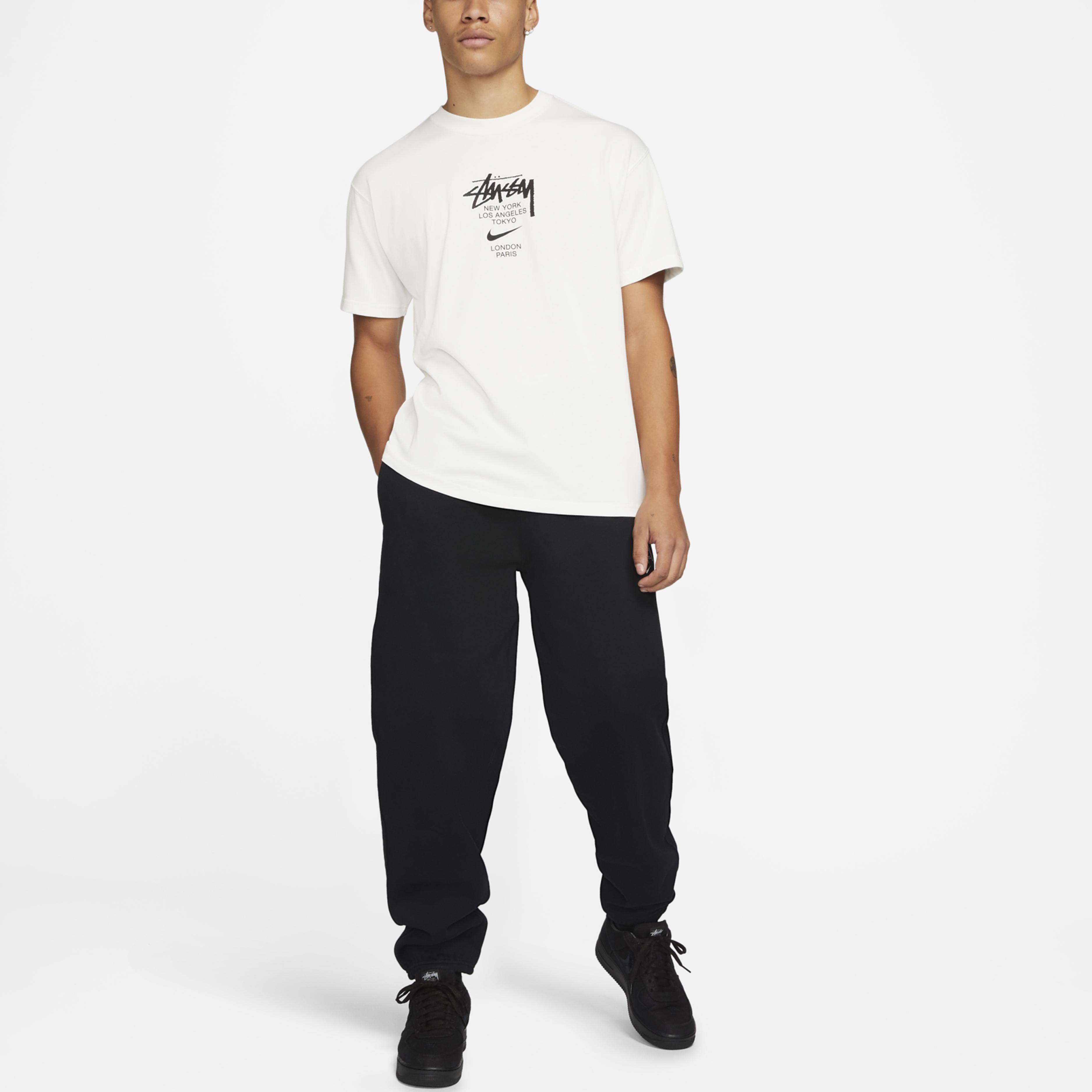 Футболка Nike x Stussy International (Азия) Белая уличная одежда унисекс DD3343-121 L — фото 3