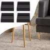 Non Slip Furniture Pads 4 Pieces Silicone Caster Coasters Cups Furniture Sliders For Hardwood Floors For Bed Couch Cabinet Sofa
