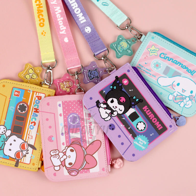 

[Sanrio] Sanrio Newtro Strap Card Wallet Pochacco