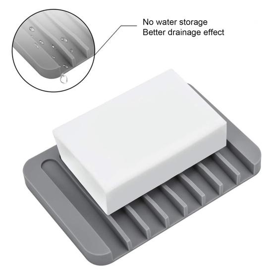 Suport pentru săpun, cu drenare automată rapidă, anti-alunecare, rezistentă la scurgeri, tavă de depozitare pentru săpun de baie, organizator pentru săpun, acasă, hotel, suport pentru săpun de bucătărie