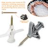 25 Sets Of Nylon Expansion Drywall Anchoring kit With Galvanized Carbon Steel Screws, Self-Drilled Wall, Special For Drywall