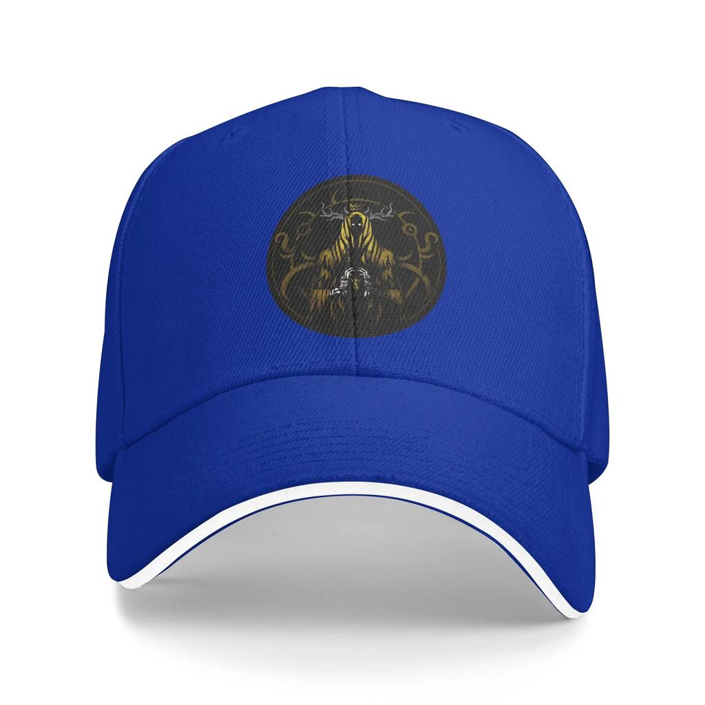 King in Yellow Casual Baseball Cap Summer Trucker Hat Sun Running Hippie Hip Hop Hats Couple Women Fashion Baseball Caps