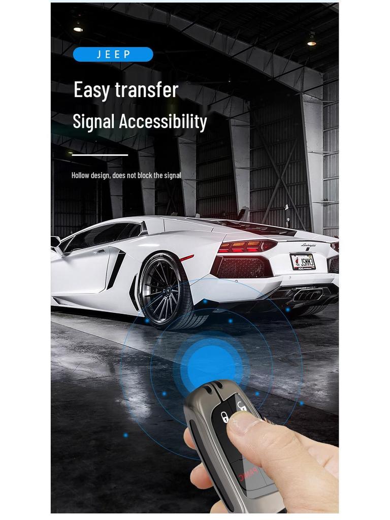 Jeep Compass Cherokee Renegade Grand Cherokee Commander Key Case Shell