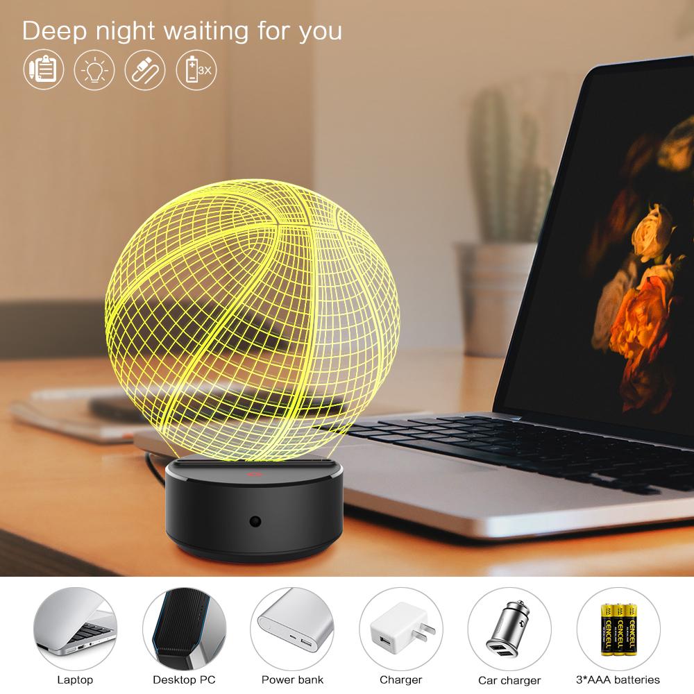3D Illusion Led Night Light 3D Visual Led Night Light Romantic Birthday Gift Xmas Gift 3D Night