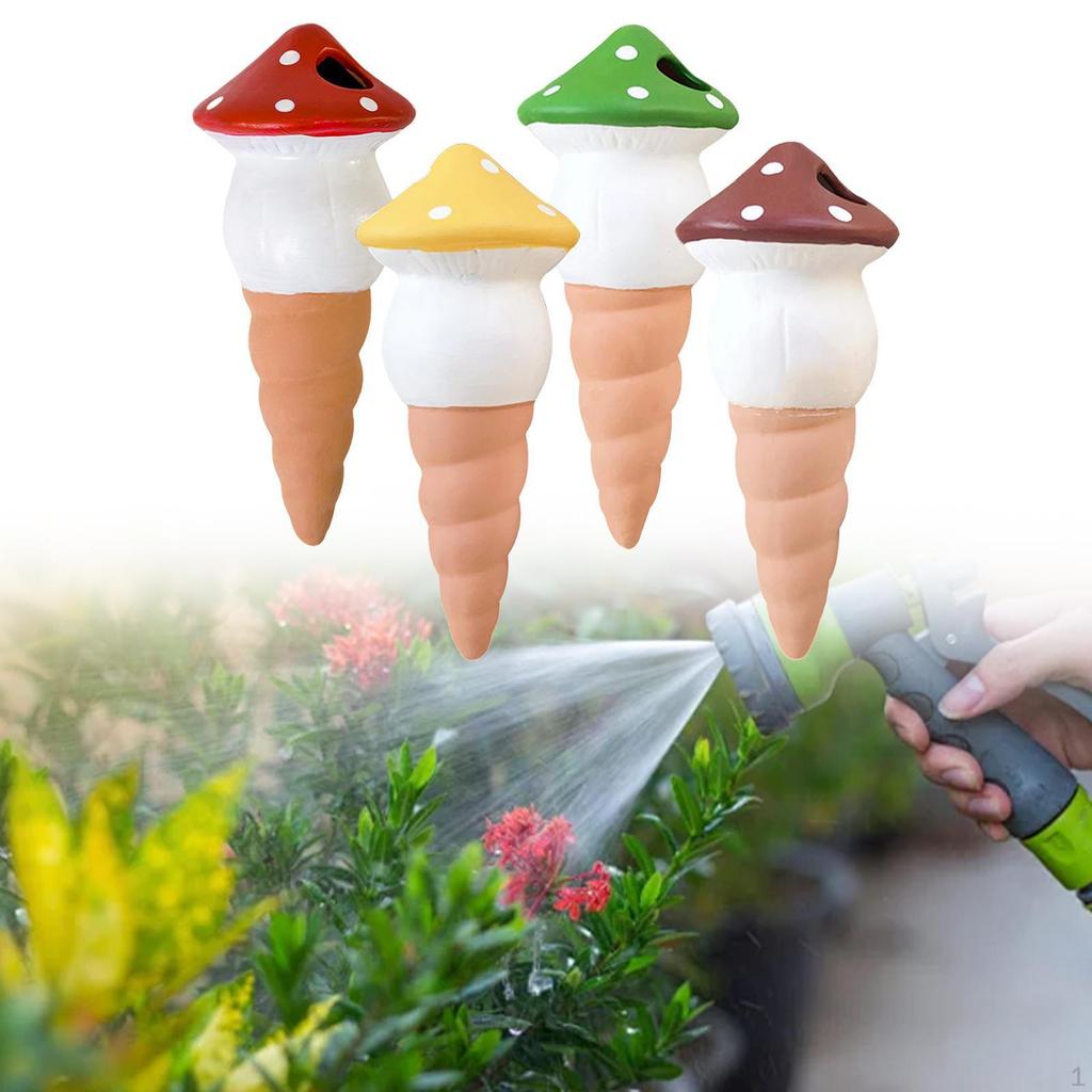 4 Pieces Plant Self Watering Spikes Device Office Insert Devices Garden Drip