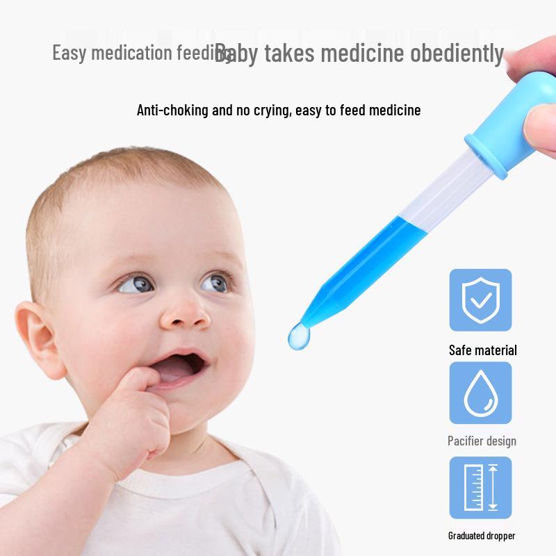 Children's Silicone 5ml Medicine Dropper & DIY Baking Tool with Scale